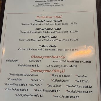 M&W Smokehouse BBQ - Menu - Barbeque Near Me - Bonifay, Florida