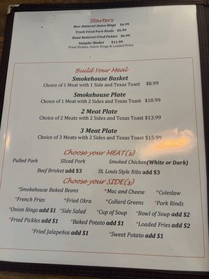 Menu photo 3 M&W Smokehouse BBQ Bonifay, FL