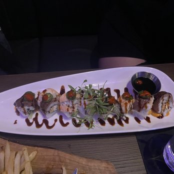 Zama - Surf N Turf Sushi Roll - Lounges Near Me - Fullerton, California Zama - Surf N Turf Sushi Roll - Lounges Near Me - Fullerton, California