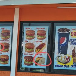 Frosty Drive-In - Menu. Steak sandwiches, flour tacos and onion rings are still there