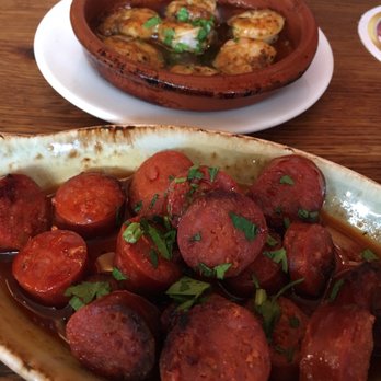 Oresti's Taverna - Chorizo frito (fried sausage) - Greek Near Me - Amsterdam, New Hampshire