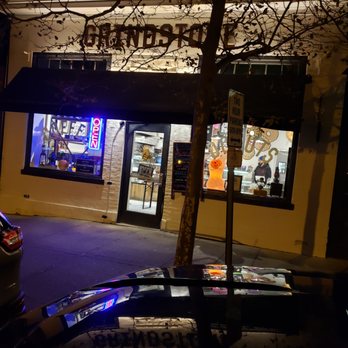 Grindstone Coffee & Donuts - Grindstone at night . . . - Donuts Near Me - Sag Harbor, New York Grindstone Coffee & Donuts - Grindstone at night . . . - Donuts Near Me - Sag Harbor, New York