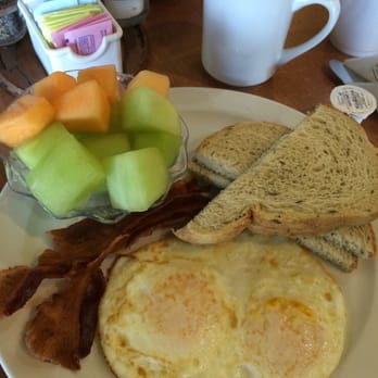 Terrace Restaurant - Classic breakfast over medium eggs, bacon, fruit, rye toast. - Sports Bars Near Me - San Tan Valley, Arizona Terrace Restaurant - Classic breakfast over medium eggs, bacon, fruit, rye toast. - Sports Bars Near Me - San Tan Valley, Arizona