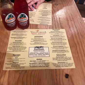 Villa Corona Nut Tree - Menu! - Mexican Near Me - Vacaville, California
