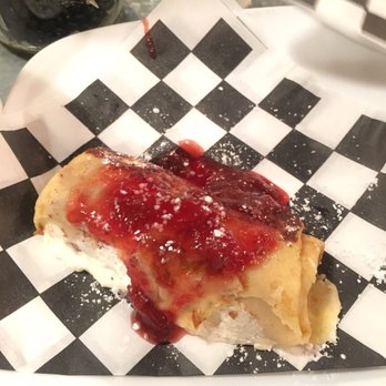 Jammin' Crepes - Crepellini - sweetened ricotta with lemon zest and jam ($6.95) - Creperies Near Me - Princeton, New Jersey
