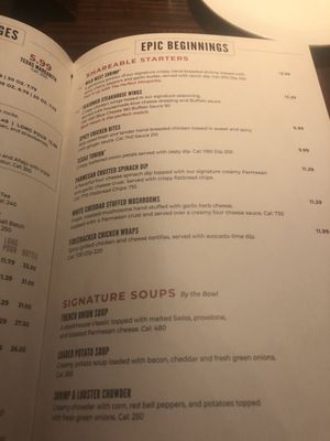 Menu photo 4 LongHorn Steakhouse Pensacola, FL