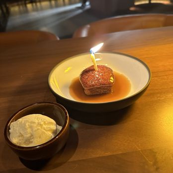 Ramsay's Kitchen at The Silver Legacy - Stick toffee pudding. Ice cream on the side. - American Near Me - Reno, Nevada Ramsay's Kitchen at The Silver Legacy - Stick toffee pudding. Ice cream on the side. - American Near Me - Reno, Nevada