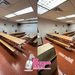 So Ducking Clean Janitorial Cleaning Services - Messy crew? No problem! We mop, scrub, and organize like your crew suddenly decided to clean up after themselves (spoiler: they didn't)