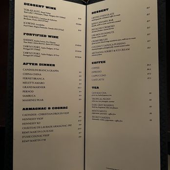 Buddakan - Dessert menu - Chinese Near Me - New York, New York