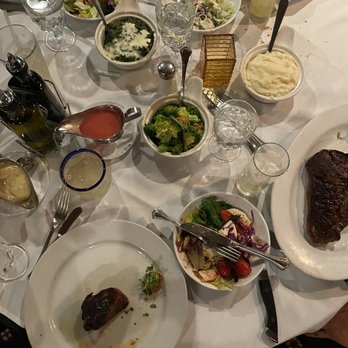 Pace's Steakhouse - Petite Filet Mignon Arugula and Endive Salad Mashed Potato Creamed Spinach Caesar Salad - Steakhouses Near Me - Hauppauge, New York Pace's Steakhouse - Petite Filet Mignon Arugula and Endive Salad Mashed Potato Creamed Spinach Caesar Salad - Steakhouses Near Me - Hauppauge, New York