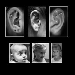 Human Kanvas - Some Ear piercing, Baby ear piercing, Kids ear piercing