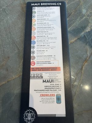 Menu photo 4 Maui Brewing Lahaina, HI Menu photo 4 Maui Brewing Lahaina, HI