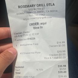They charge me wrong I ordered nachos and a shawarma plate and they didn't even give me beef like I asked for They charge me wrong I ordered nachos and a shawarma plate and they didn't even give me beef like I asked for