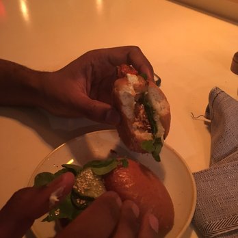 Two Hands - Shrimp sliders small plate - Breakfast & Brunch Near Me - New York, New York Two Hands - Shrimp sliders small plate - Breakfast & Brunch Near Me - New York, New York