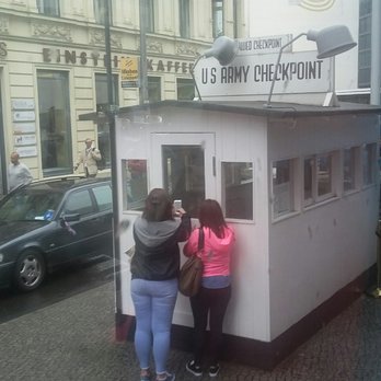 Checkpoint Charlie - Checkpoint Charlie was a small shack like guard house. - Landmarks & Historical Buildings Near Me - Berlin, BE