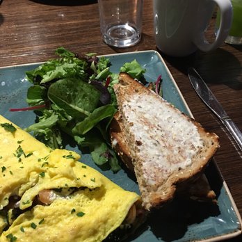 First Watch - Yummy veggie omelet with kale, mushrooms, and goat cheese - Breakfast & Brunch Near Me - Phoenix, Arizona First Watch - Yummy veggie omelet with kale, mushrooms, and goat cheese - Breakfast & Brunch Near Me - Phoenix, Arizona
