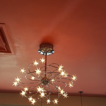 Glam Doll Donuts - Loved this sparkly ceiling light! - Donuts Near Me - Minneapolis, Minnesota