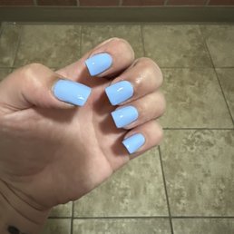 Fill in overlay done by Charlie chair #4 #EasterNails