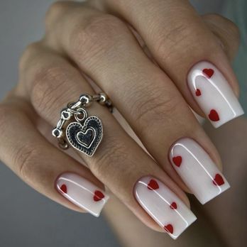 Apple Nails & Spa - The inspo I showed and asked if it could be executed . - Nail Salons Near Me - San Diego, California