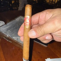 Great Cigar a little to pricey compare to getting a Cohiba or Other Cuban cigar. Had a great time at this place. Great Cigar a little to pricey compare to getting a Cohiba or Other Cuban cigar. Had a great time at this place.