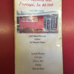 Red Carpet Lounge - Menu