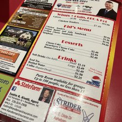 SIR Pizza of Randleman - Menu