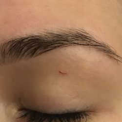 Tulsa Threading - Cut underneath my eyebrow