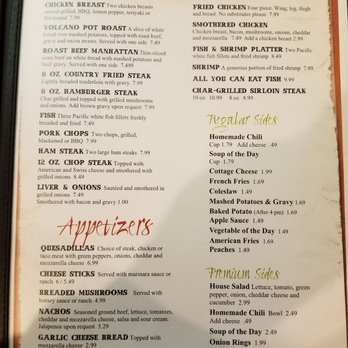 Rich's Cafe - the menu for the restaurant - Salad Near Me - Fort Wayne, Indiana