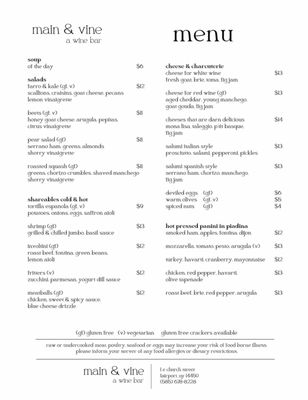 Menu photo 2 De Land House On Main Fairport, NY Menu photo 2 De Land House On Main Fairport, NY