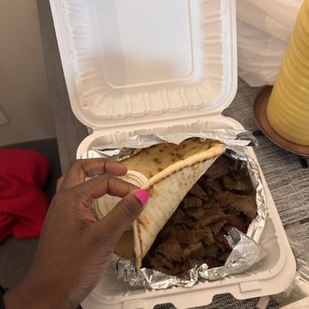 Cafe Agora - Lamb Gyro Plate - Turkish Near Me - Atlanta, Georgia