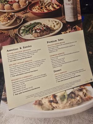 Menu photo 7 Carrabba's Italian Grill Pasadena, MD