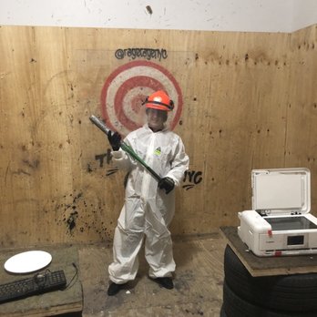 The Rage Cage - Getting ready to rage - Team Building Activities Near Me - Brooklyn, New York
