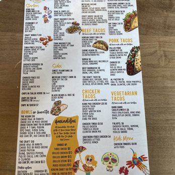 Craft Tacos & Tequila - Menu - Tacos Near Me - Mohegan Lake, New York Craft Tacos & Tequila - Menu - Tacos Near Me - Mohegan Lake, New York