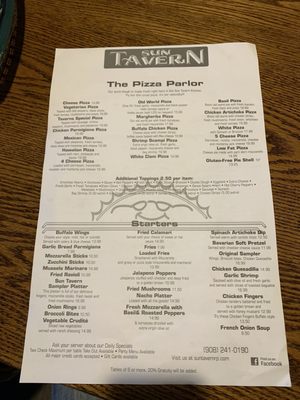 Menu photo 3 Sun Tavern Roselle Park, NJ