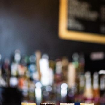 Crybaby Café - a row of glasses of coffee - Coffee & Tea Near Me - Pullman, Washington