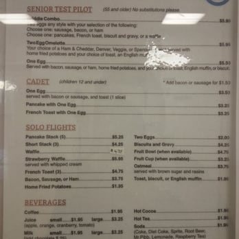 Aviator's - New price menu 2 - Breakfast & Brunch Near Me - Sacramento, California