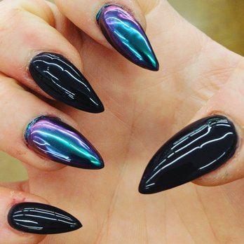 Queen's Nail Spa - Nails by T... OPI black gel and chrome powder - Nail Salons Near Me - Atlanta, Georgia Queen's Nail Spa - Nails by T... OPI black gel and chrome powder - Nail Salons Near Me - Atlanta, Georgia