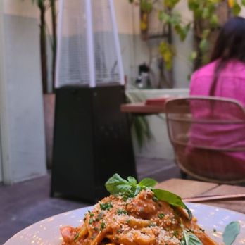 Mon Ami - lobster pasta had great flavor - Mediterranean Near Me - Santa Monica, California