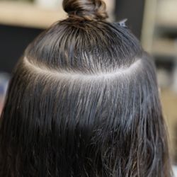 Hair by Alex Rose - Clean sectioning based on your bone structure is the key to a safe and comfortable hair extension experience