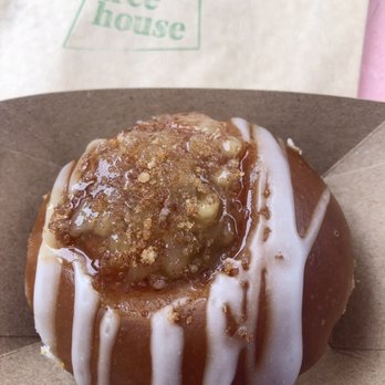 Treehouse Coffee Shop - Grannie's Apple Pie Donut - $3.50 - Coffee & Tea Near Me - Jersey City, New Jersey Treehouse Coffee Shop - Grannie's Apple Pie Donut - $3.50 - Coffee & Tea Near Me - Jersey City, New Jersey