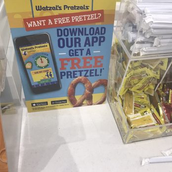 Wetzel's Pretzels - So much for the free pretzel. - Pretzels Near Me - Wayne, New Jersey