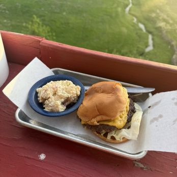 Mark's Feed Store - Cheeseburger, potato salad - Barbeque Near Me - Louisville, Kentucky