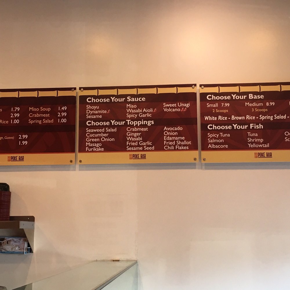 Poki Bar - Arcadia - Menu - Sushi Bars Near Me - Arcadia, California Poki Bar - Arcadia - Menu - Sushi Bars Near Me - Arcadia, California
