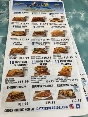 Menu photo 2 Riverside Seafood & Chicken Lakeland, FL Menu photo 2 Riverside Seafood & Chicken Lakeland, FL