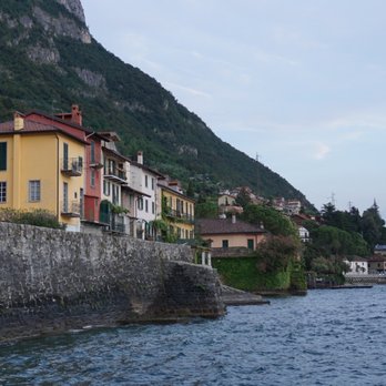 Hosteria del platano - View from below the restaurant on Fiumellate pier - Italian Near Me - Fiumelatte, LC