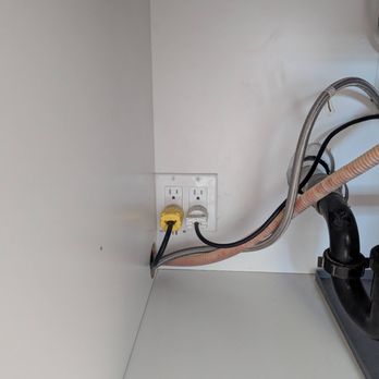 Electric Brothers - Dishwasher and garbage disposal converted from direct wire connection to 2-gang outlet with plugs, also placed on its own circuit. - Electricians Near Me - Pico Rivera, California Electric Brothers - Dishwasher and garbage disposal converted from direct wire connection to 2-gang outlet with plugs, also placed on its own circuit. - Electricians Near Me - Pico Rivera, California