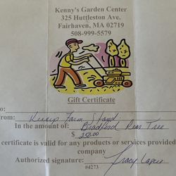 Kenny Farm Stand - Gift Certificate