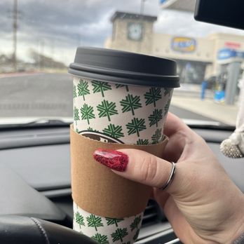 Rare Earth Coffee  - Hot macchiato on a cold and rainy afternoon - Coffee & Tea Near Me - Los Banos, California