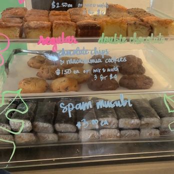 Aloha Fresh - Butter mochi, cookies, and spam musubi display - Poke Near Me - San Jose, California