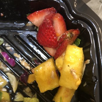 Charleston's - $18 salad w/one strawberry & stem, 4 chunks of pineapple - American Near Me - Oklahoma City, Oklahoma Charleston's - $18 salad w/one strawberry & stem, 4 chunks of pineapple - American Near Me - Oklahoma City, Oklahoma